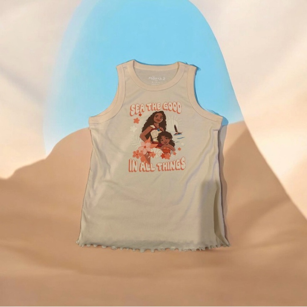 Buy 1 get one 50% off
Disney Moana 2 Cream Tee - Picture 1 of 6